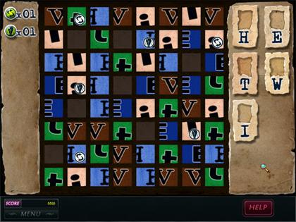 screenshot of Nancy Drew: Resorting to Danger letter matching level